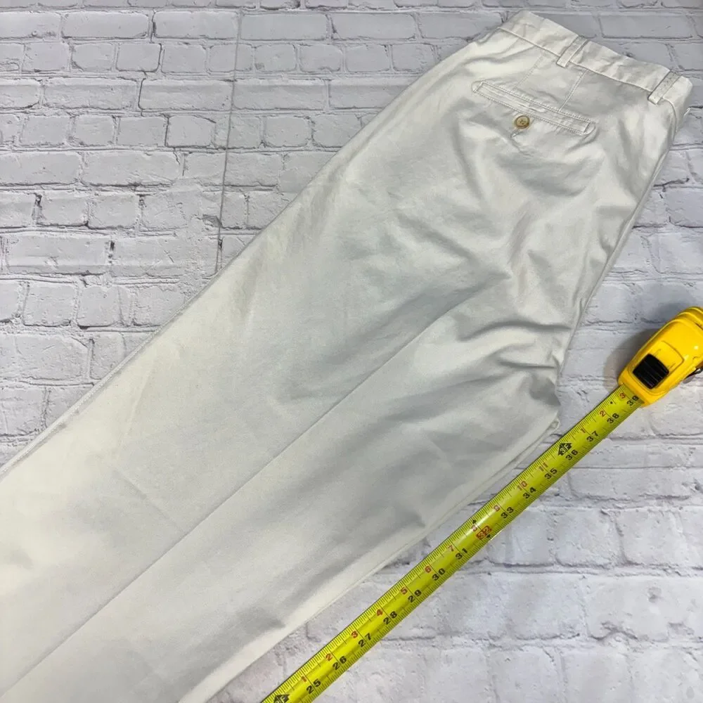 NWT Peter Millar Men Flat Front Chino Pants Size 38x36 Antique Wash D119 -18